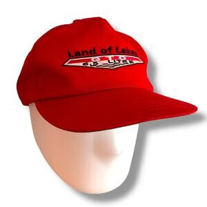 Vtg Pontiac GTO Land of Lakes Club Strapback Hat Cap 6.5 Litre Cars Yupoong 80s